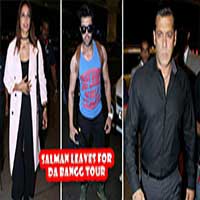 Salman Leaves For Da Bangg Tour