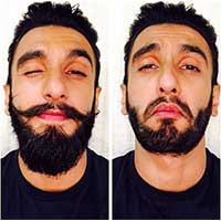 Ranveer Singh Trims His Beard