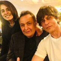 Shahrukh Meets Rishi Kapoor In New York