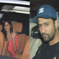 Katrina And Vicky Spotted At Friends Dinner Party