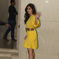 Katrina Kaif Looked Pretty In A Yellow Outfit