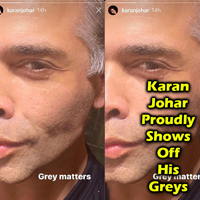Karan Johar Proudly Shows Off His Greys