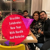 Anushka And Virat Celebrates New Year With Hardik And Natasha