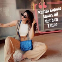 Khushi Kapoor Shows Off Her New Tattoo