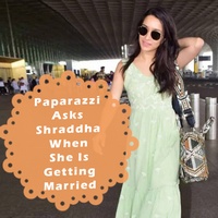 Paparazzi Asks Shraddha Kapoor When She Is Getting Married