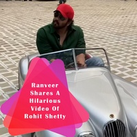 Ranveer Shares A Hilarious Video Of Rohit Shetty From Cirkus Set