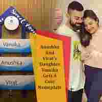 Anushka And Virat Kohlis Daughter Vamika Gets A Cute Nameplate
